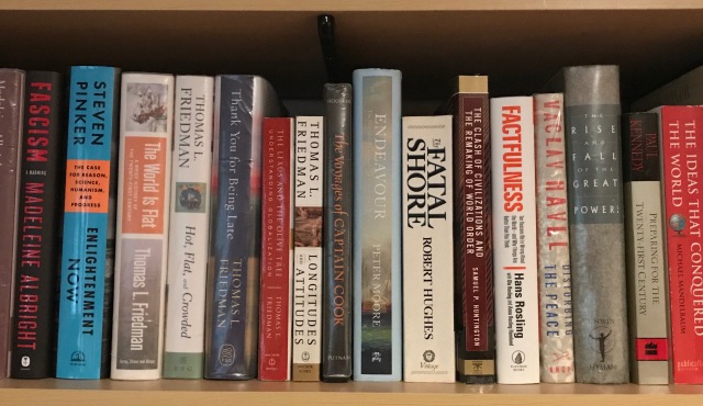 Picture of a shelf full of books