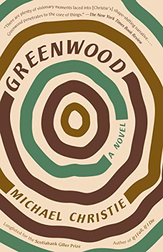 Cover of Greenwood showing concentric circles like the rings of a tree.